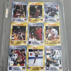 1996 Tiger Woods Sports Illustrated for Kids Series 3 #536 Rookie Uncut Sheet