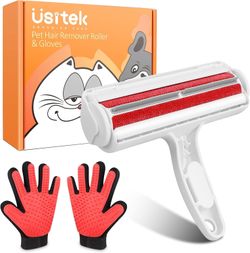 Hair remover with gloves for DOGS AND CATS