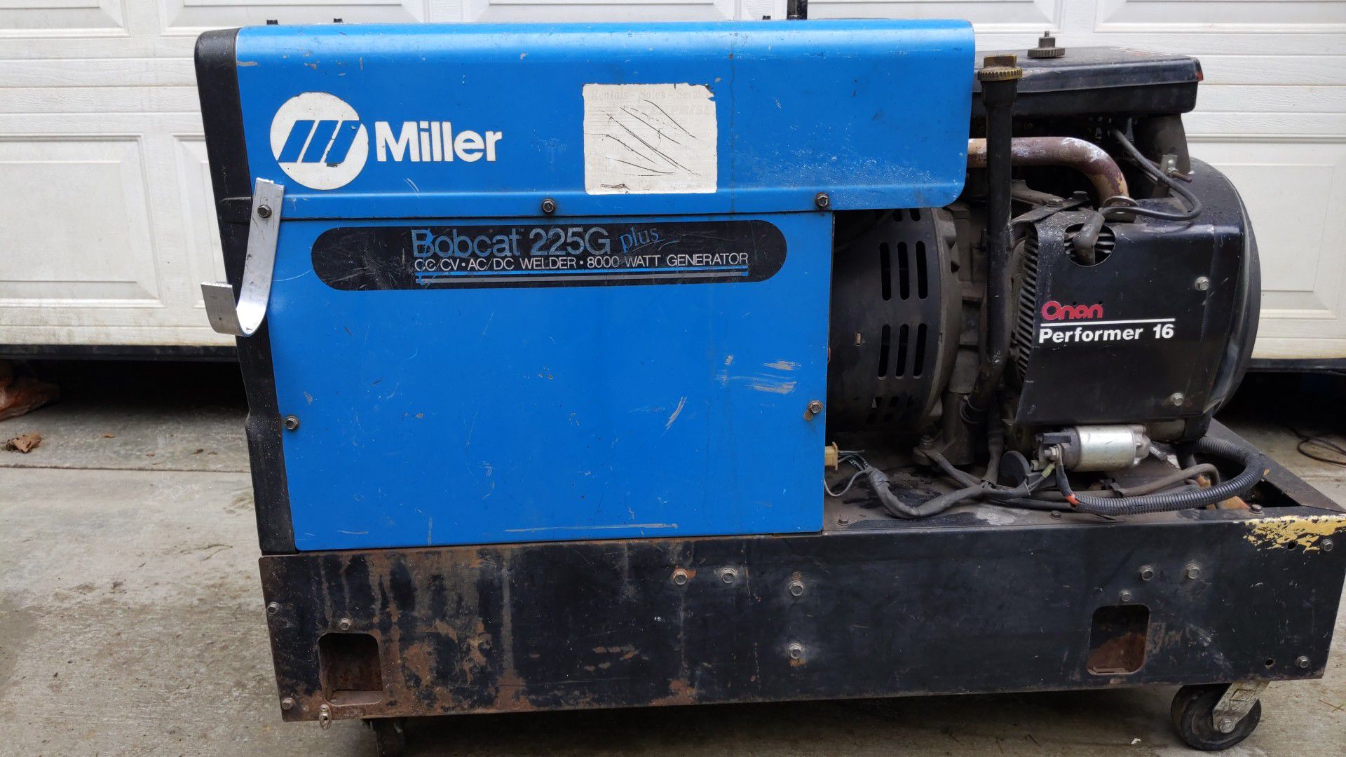 Miller Bobcat Gas Generator/Welder 225G Plus