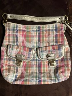 Coach poppy madras vintage bag