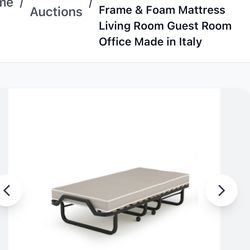 Costway foldable twin bed