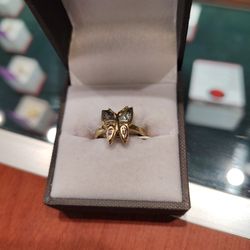 14k Butterfly Ring
