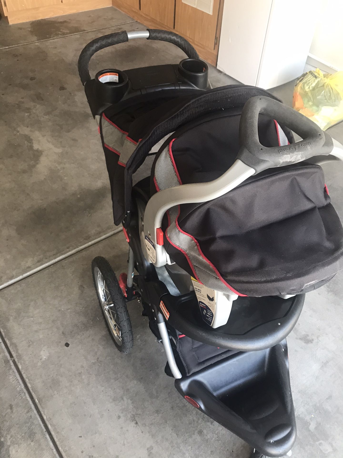 Stroller with car seat