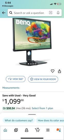BenQ 32 inch, 4K UHD Monitor, IPS Panel PD3200U
