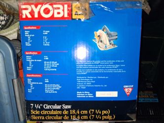 Ryobi 7 1/4" Circular Saw CSB121P