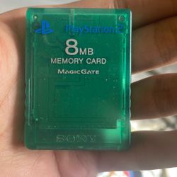 Ps2 8md Memory Card Limited Edition Green