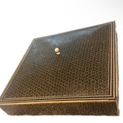 Handcrafted Vintage Persian Marquetry Box