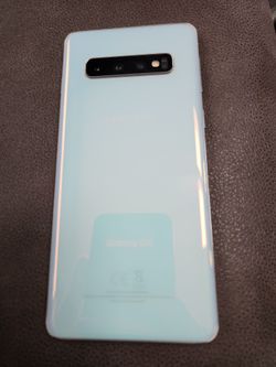 Samsung Galaxy S10, 128GB, Prism White - Fully Unlocked for Sale