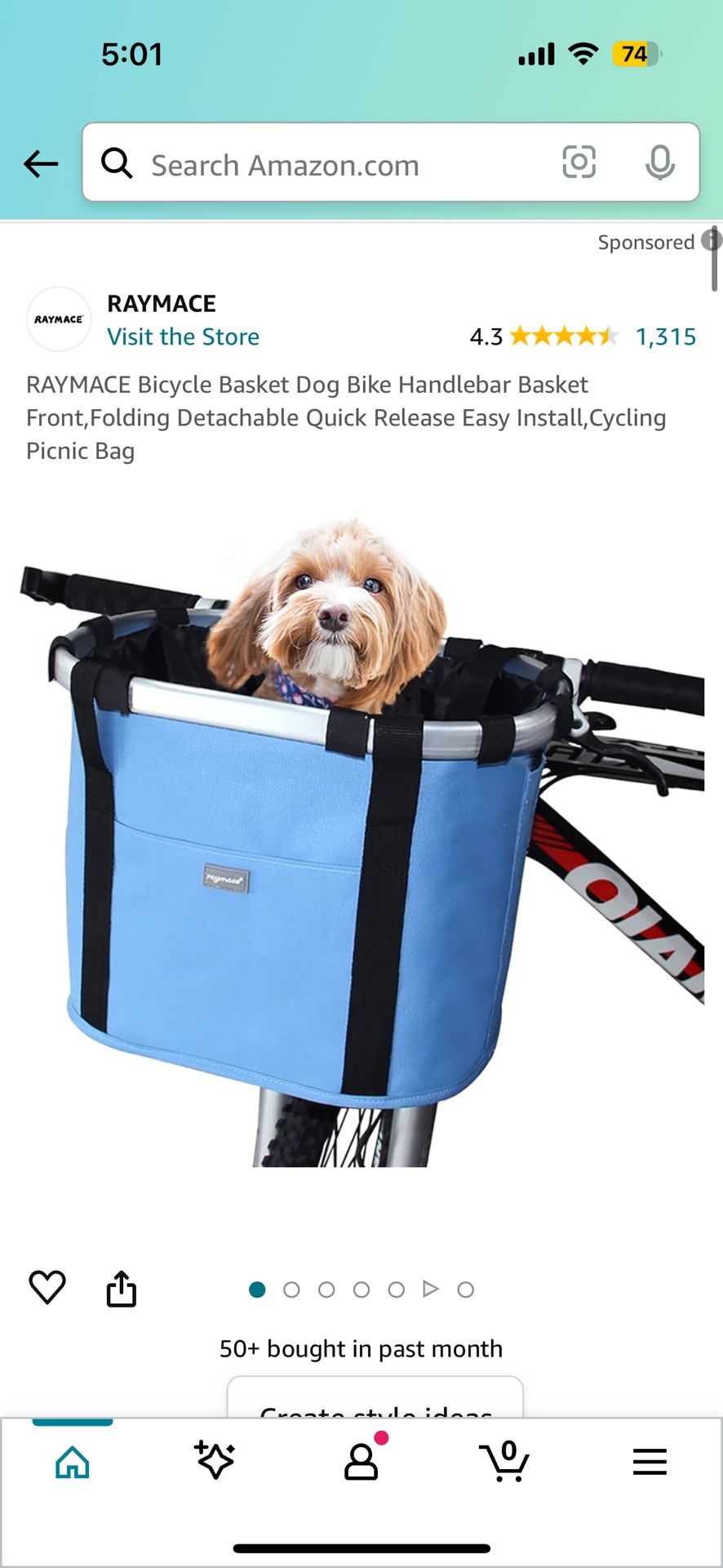 Dog Bike Basket