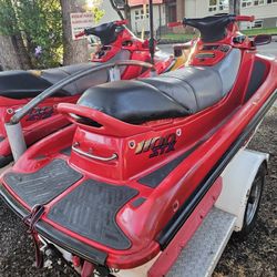 2 kawasaki 1100stx jet skies 1998