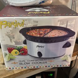 Dual Compartment Slow Cooker