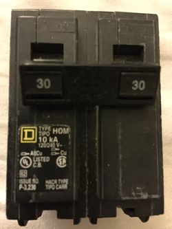 3X Square D HOM230 30AMPS 2 Poles