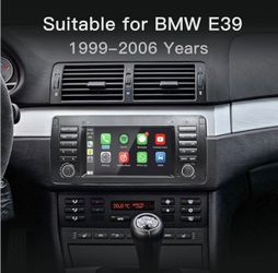 Car Radio for BMW 5 Series 1 Android 13 Wireless CarPlay Android Auto Car Stereo,Touchscreen Navigation with Bluetooth, AM/FM, SWC, WiFi, E39A