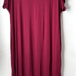 Red Maxi T-shirt Dress, 2XL