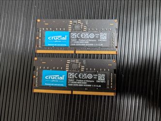 Crucial 24GB Kit (2x12GB) DDR5 5600 SODIMM Laptop RAM Memory