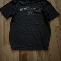 Harley Davidson black cotton t-shirt
