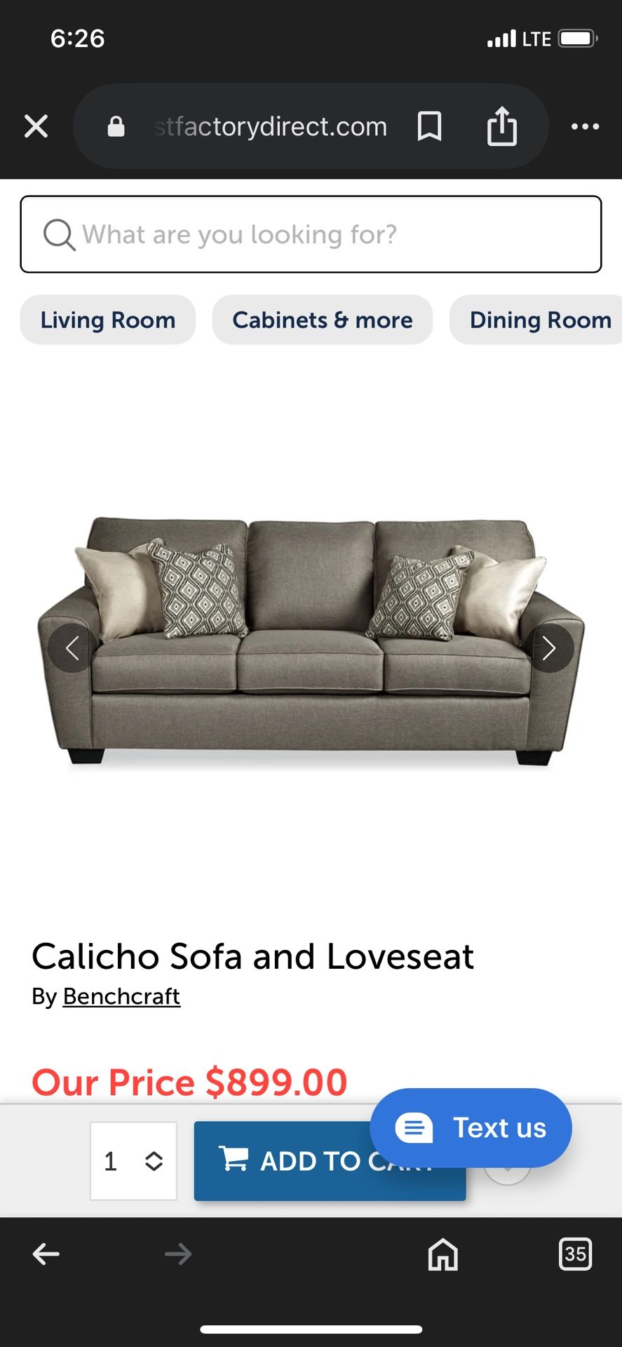 Couch & Loveseat