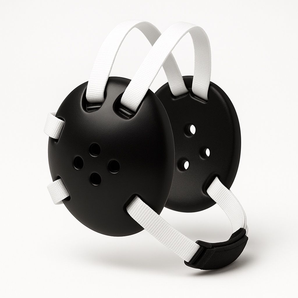 Competition-Ready Youth Headgear -Black/White!