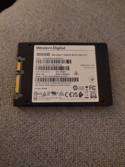 Western Digital 500GB SSD SATA 3