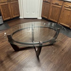 Glass Top Coffee Table 