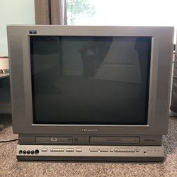 20” Panasonic CRT TV - DVD/VCR Combo