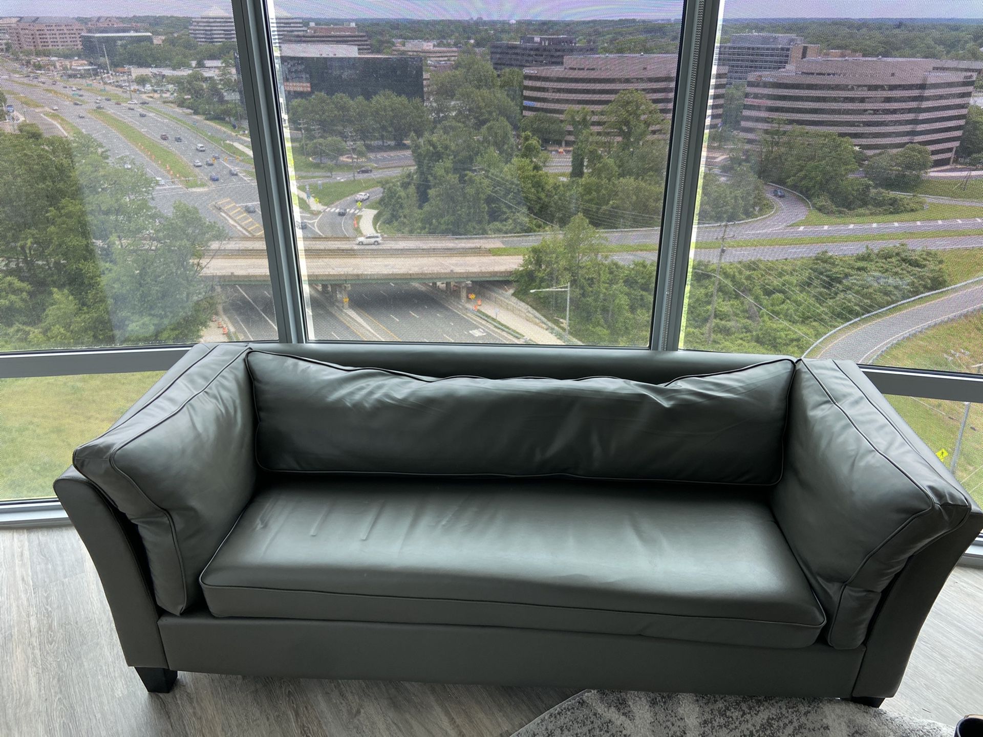 Grey Modern Club Style Sofa