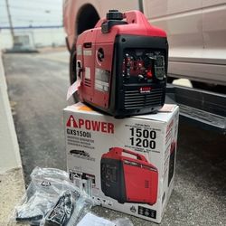 1500-Watt Recoil Start Gasoline Powered Ultra-Light Inverter Generator with 60cc OHV Engine and CO Sensor Shutdown