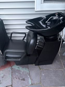 Chair and hair washing station
