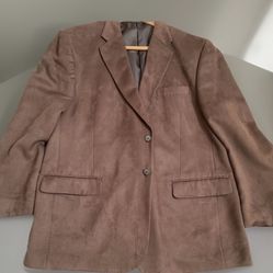 Men's Brown  Blazer Jacket size 48 Regular