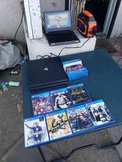 Black Sony Playstation 4 Pro PS4 Pro 2020 with 1 Control $200! Or Combo $300! 7 Games. All works 100% trade up are welcome