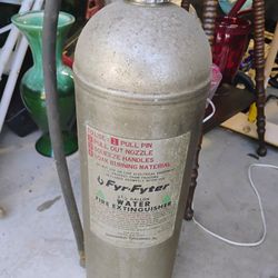 Vintage Fire Extinguisher 