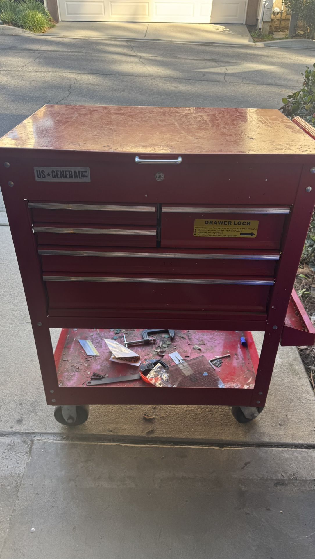 Us General 30 In Tool Cart