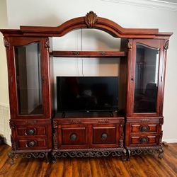 Elegant Solid Wood Armoire