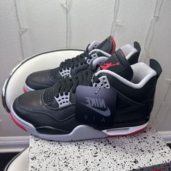 New Jordan 4 Bred size 6.5 youth $150
