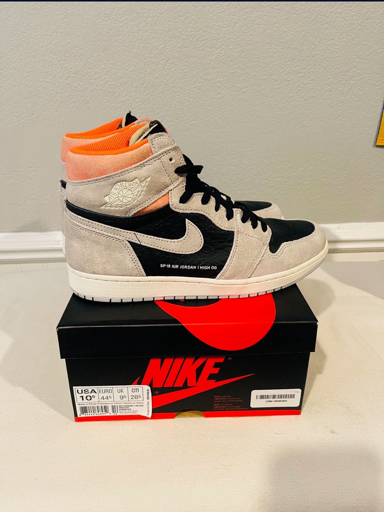 Jordan 1 Crimson Size 10.5 Mens