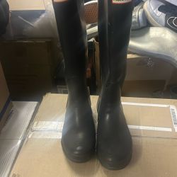 Tall, Black Hunter Boots