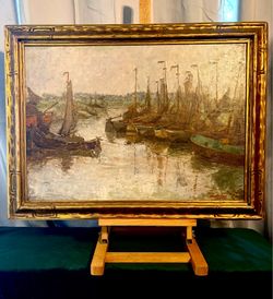 Max Chotiau - Boats in a Harbor