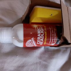 Headlight restoration liquid