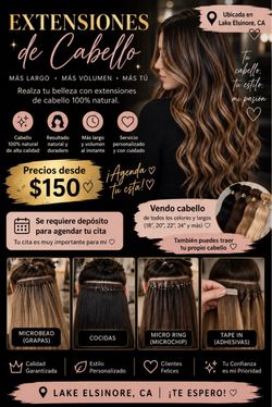 Extensiones de cabello