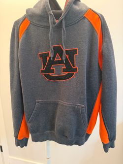 Auburn Tigers AU hoodie, charcoal gray and orange