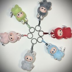 Labubu Pin For Love Series Plush A-Z