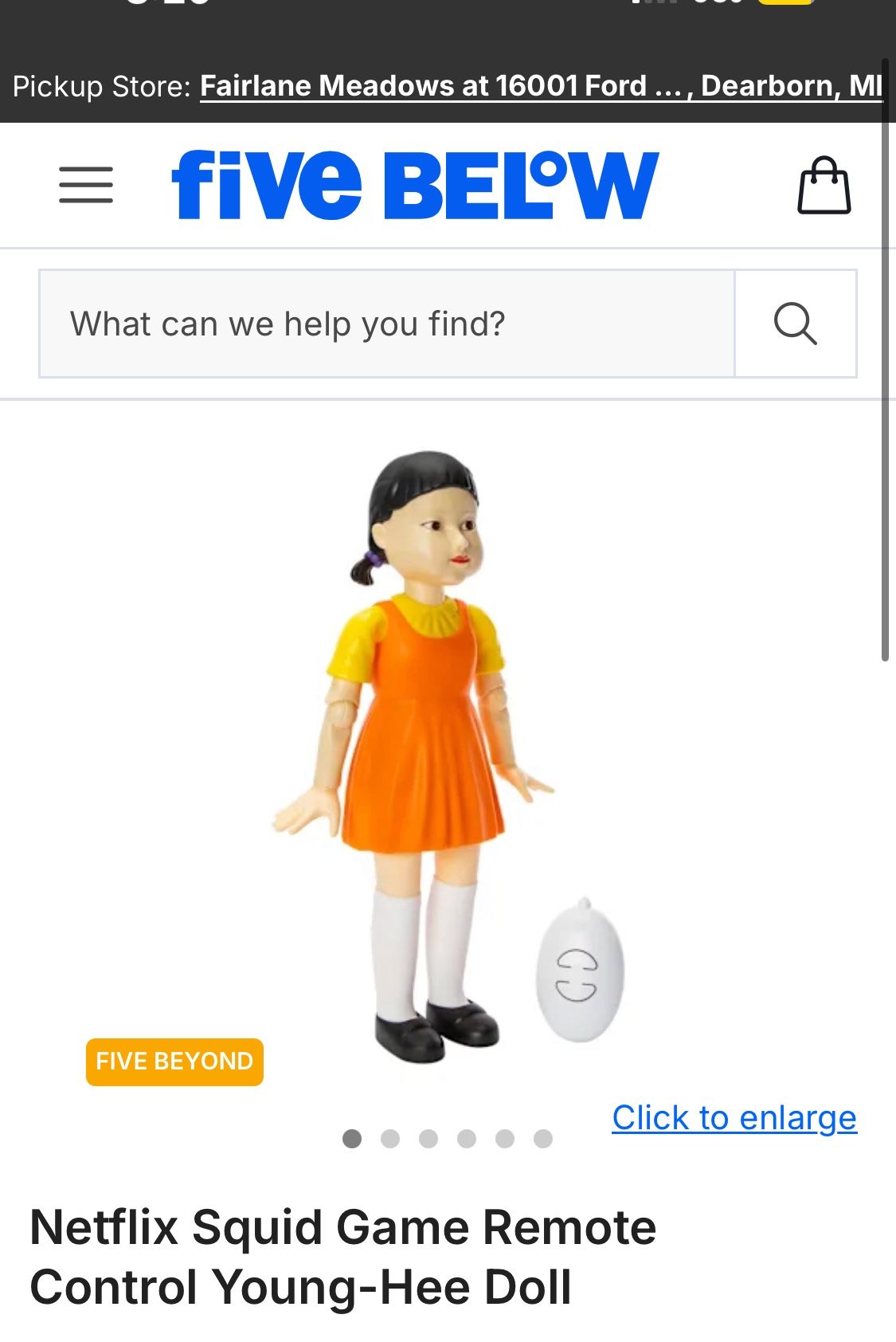 Squid Game Remote Control Doll Limited Edition No Longer Sold