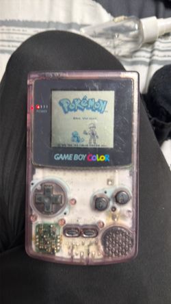 Gameboy color. Atomic blue. No. Battery cover.