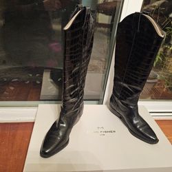 Marc Fisher Leather Boots 