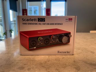 Moving Sale – Focusrite Scarlett 2i2 (3rd Gen) USB Audio Interface (Brand New / Unopened)