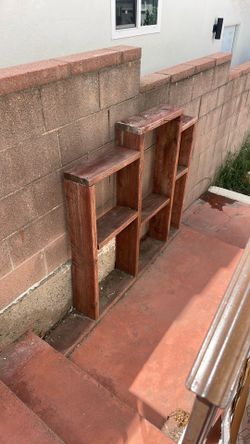 FREE Wood Outdoor Shelving
