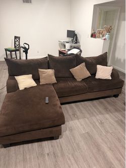 Brown couch