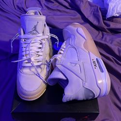 Off white x Jordan 4s