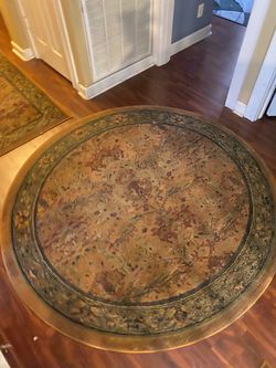 8 foot round Oriental Rug