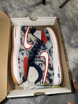 Nike Air Force 1 Low “Acid Wash Denim” Sz 10M